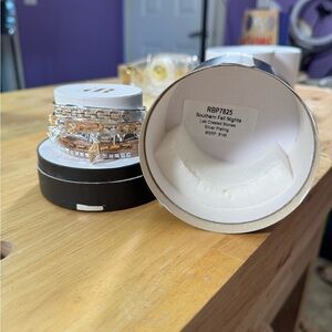 Chic Silver and Gold Bracelets Set